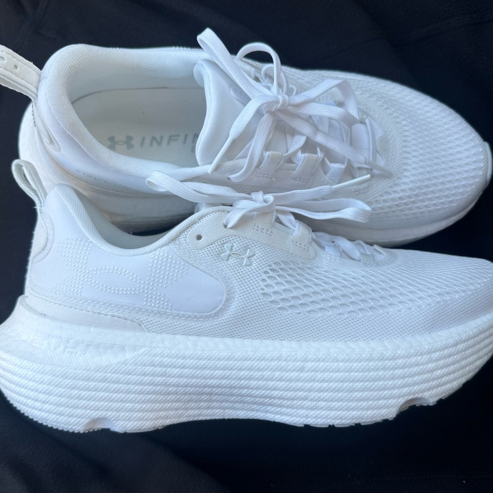 Under Armour Women's All-White Sneakers